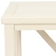 thumbnail image 3 of Safavieh Candice Poplar Wood Cross Back End Table in White, 3 of 5