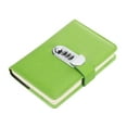 thumbnail image 3 of Unique Bargains A6 Diary with Lock, Journal with Lock Cute Journaling Leather Notebook Journal Diary, Green, 3 of 7