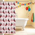 thumbnail image 3 of Erosebridal Christmas Truck Shower Curtain 72Wx84L, Christmas Tree Bathroom Shower Curtain, Pink Merry Christmas, 3 of 5