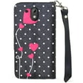 thumbnail image 4 of SOGA Desire 526 Case, HTC Desire 526 Wallet Case - [Pocketbook Series] PU Leather Magnetic Flip Design Wallet Case for HTC Desire 526 (Verizon) - Sweet Polka Dot Hearts, 4 of 4