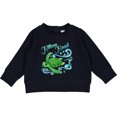 thumbnail image 2 of Inktastic Hilton Head Cute Sea Turtle with Waves and Bubbles Baby Sweatshirt, 2 of 4