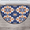 Multicolour 3, variant on CURLYOOT Mexican Talavera Half Round Door Mat, Indoor Outdoor Entrance Rug, Colorful Bohemian Semi Circular Area Rug, Non Slip Washable Absorbent Doormat, Laundry Room Rug 24'' x 36''