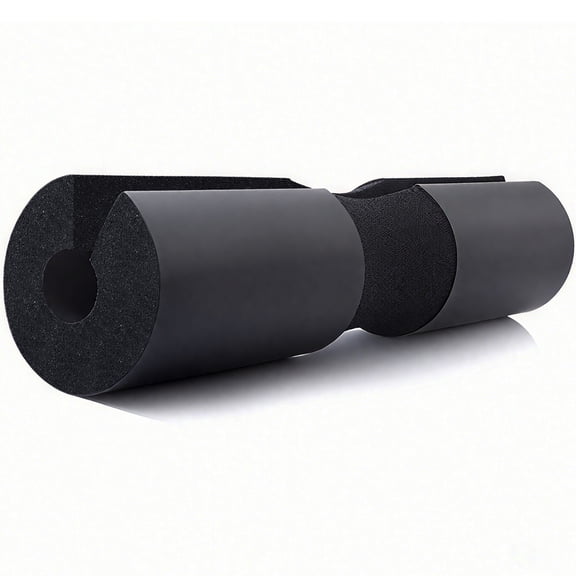 Leikefitness foam barbell pad for squats, lunges and hip thrusts, fits standard olympic bars