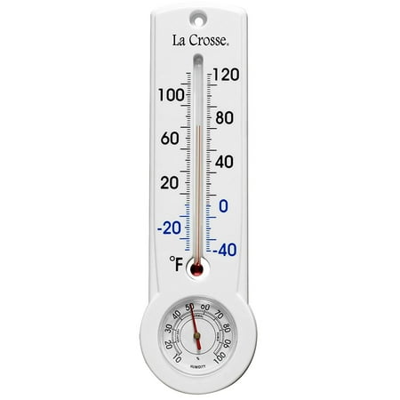 Lacrosse La Crosse 204-109 9 Inch Traditional Thermometer/Hygrometer, 9"