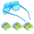 thumbnail image 2 of 12 Uds. Gafas con luz LED gafas brillantes fiesta Bar festivales suministros de utilería gafas Año Nuevo, 2 of 14