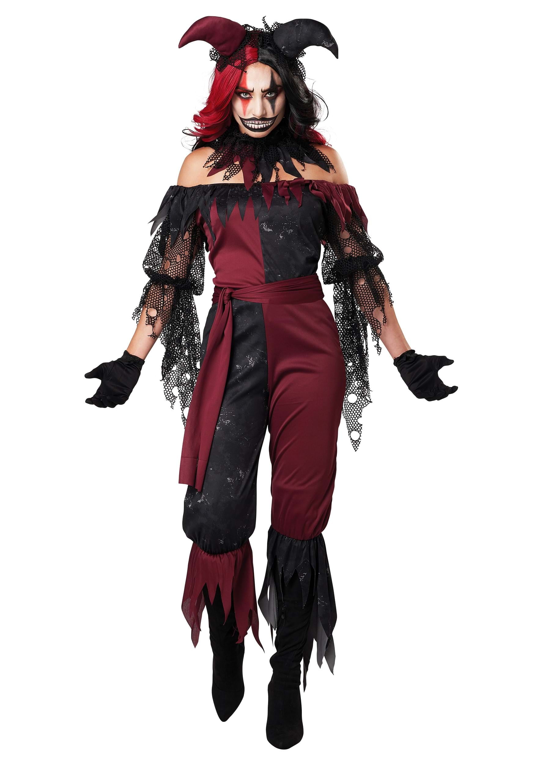 California Costumes Women's Plus-Size Evil Jester Costume P ,... 48-52 