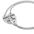 thumbnail image 7 of Ayyufe Pack Of 2Women Bracelet Cute Alloy Partners Love Heart Bangle for Party, 7 of 7