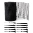 thumbnail image 1 of Outdoor Roof Garden Balcony Gutter Drainage Protector Guard Reduce Overflow Blockage Stopper Mesh Cover Strainer Filter Net 18cmx8m, 1 of 9