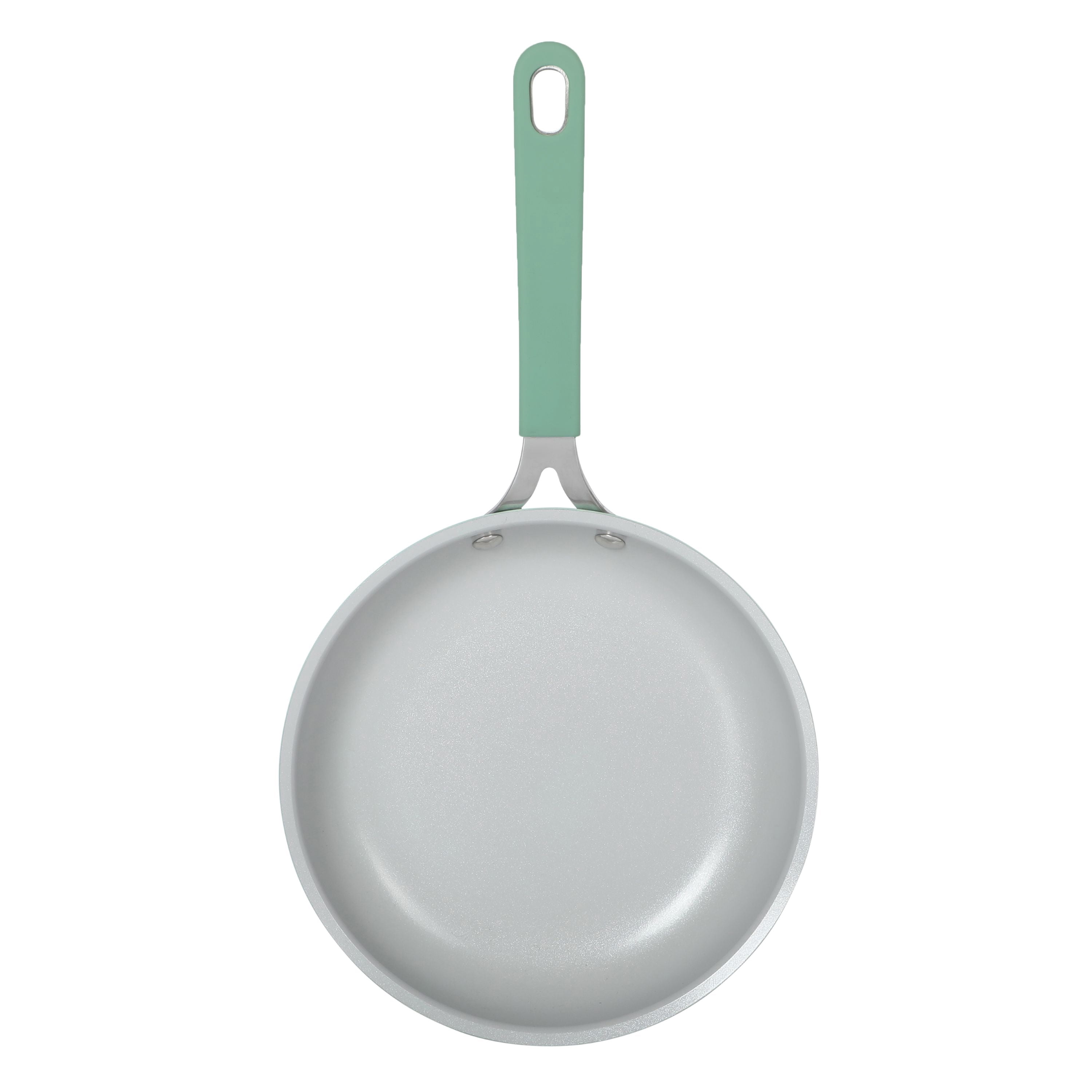 The Pioneer Woman 8-inch Ceramic Nonstick Aluminum Frying Pan Skillet, Green