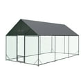 thumbnail image 4 of BingoPaw Outdoor Chicken Run Coop Large Walk-in Poultry Cage Duck Goose Pen Fence with Upgraded Metal and Waterproof UV Cover, 4 of 12