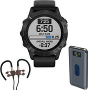 Garmin Fenix 6 Pro Multisport GPS Smartwatch + Wireless Sport Earbuds