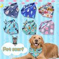 thumbnail image 1 of onlyliua para Interior/Exterior Bufanda Mascota Cuadros de Colores para Cumpleaños de Perro, Toalla para La Saliva, Bufanda Grande para Perro, Babero, 1 of 3
