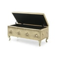 thumbnail image 3 of AC Pacific Gold Crystal Tufted Storage Bench, 3 of 4