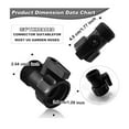 thumbnail image 4 of NATEFEMIN Garden Hose Shut Off Valve Plastic 3/4 Inch Black 12pcs For US Standard Hoses Garden Lawn RV Connections, 4 of 8