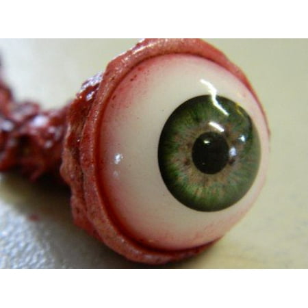 Halloween Prop Realistic Ripped Out Eyeball - GREEN