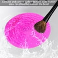 thumbnail image 6 of Silicone Makeup Brush Cleaning Mat, Magenta, 1 Pcsilicone Scrubbing Pads for Cleaning Makeup Brush Pads, Easter Mother'S Day Gift Makeup Organizers, 6 of 6