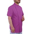 thumbnail image 3 of Men's Chef Coat Short Sleeve Chef Jacket, 3 of 5