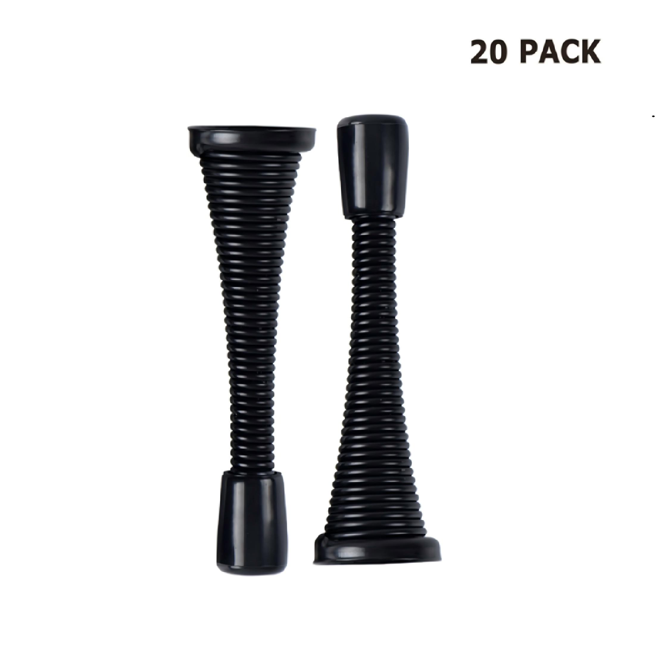 Hyper Tough Spring Doorstop, Black, 20-Pack photo 1