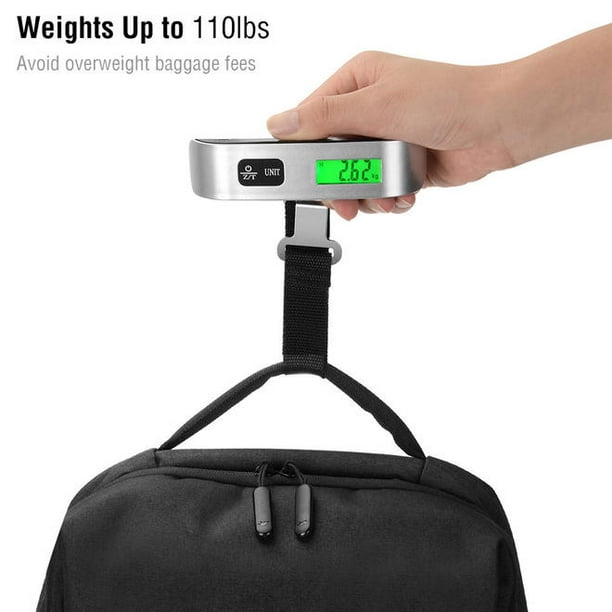 Pèse-bagage numérique, balance électronique de voyage portable de