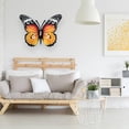 thumbnail image 4 of La Pared Al Aire Libre Metal Hierro Mariposa Jardín Decoraciones Reutilizable Colgante De Pared Mariposa Para Interior Al Aire Libre Eigraketly HA042876-04, 4 of 6