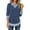 Stripe-Blue, variant on Womens Polo Shirts Long Sleeve Tunic Tops Fall Fashion Clothing Blue Stripe