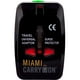 thumbnail image 4 of Adaptador de viaje Miami CarryOn Plastic con 2 puertos USB negro, 4 of 6