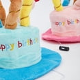 thumbnail image 4 of Bonitas Mascotas, Perros, Gatos, Gorros de Cumpleaños, Velas Coloridas Ajustables, Sombrero para Perros, Cachorros, Gatos, Disfraz de Cosplay, Tocado Azul, 4 of 5