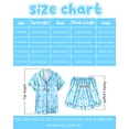 thumbnail image 4 of Girls Pajamas Silk PJS Set Bow Satin Sleepwear Short Sleeve Jammies for Kids Button-Down Nightwear size 7-8 10-12, 4 of 7