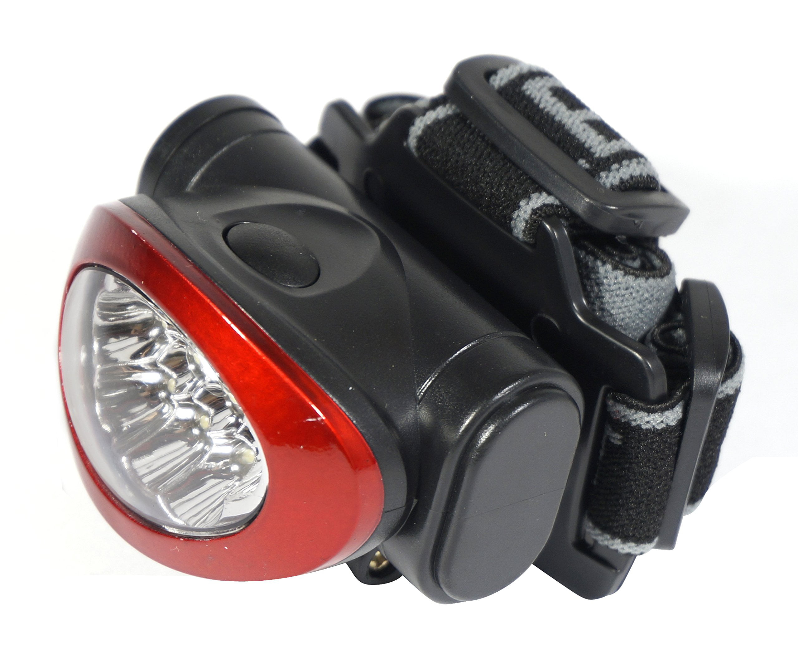 10-LED Headlamp and 9-LED Flashlight Sona Enterprises SE FL806-3RR 3-Piece Red Camping Light Set 11-LED Lantern