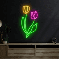 thumbnail image 3 of C-craft Tulip Flower Neon Sign Wall Art Living Room Wall Decor House Decor Gift, 3 of 4
