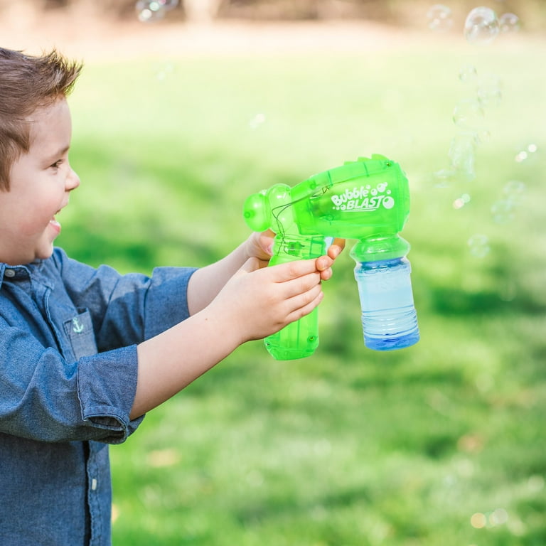 Play Day Light Up Bubble Blaster, Includes Bubble Solution, Children Ages  3+ 