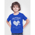 thumbnail image 2 of Autism Awareness Support Heart Puzzle Youth T-shirt, Youth XL, Royal, 2 of 5