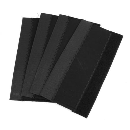 Unique Bargains 4 Pcs Black Bicycle Bike Chain Protector Hook and Loop Fastener Guard price history on PriceWatchPro