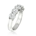 thumbnail image 3 of Ross-Simons 2.50 ct. t.w. Diamond 5-Stone Ring in 14kt White Gold, Women's, Adult, 3 of 5
