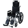 Roscoe Medical KR16E R-Series Reclining Wheelchair, Chrome finish