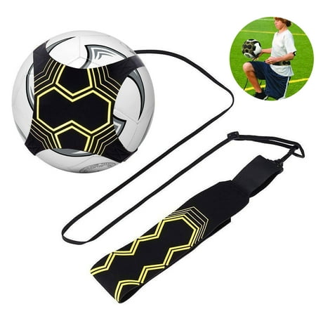 Soccer Trainer, EEEKit Adjustable Multi-Skill Football Kick Trainer Soccer Training Practice Exercises Equipment Waist Belt Fits Football Size #3, #4, (Best Football Training Equipment)