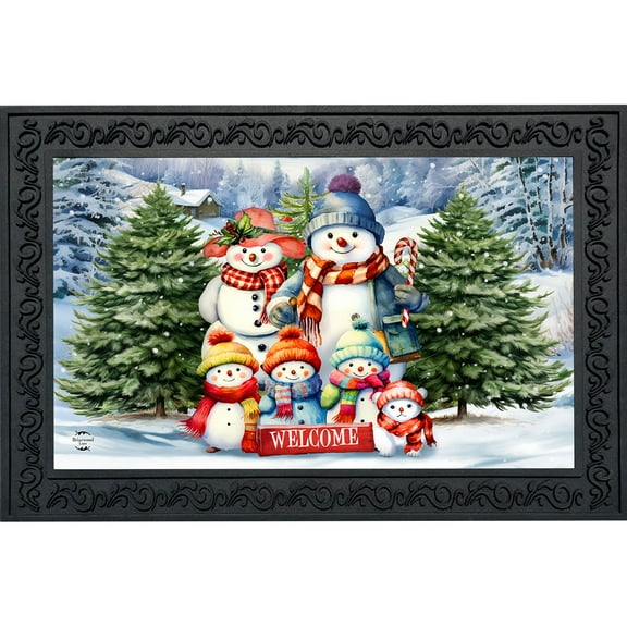 Briarwood Lane Snow Family Doormat