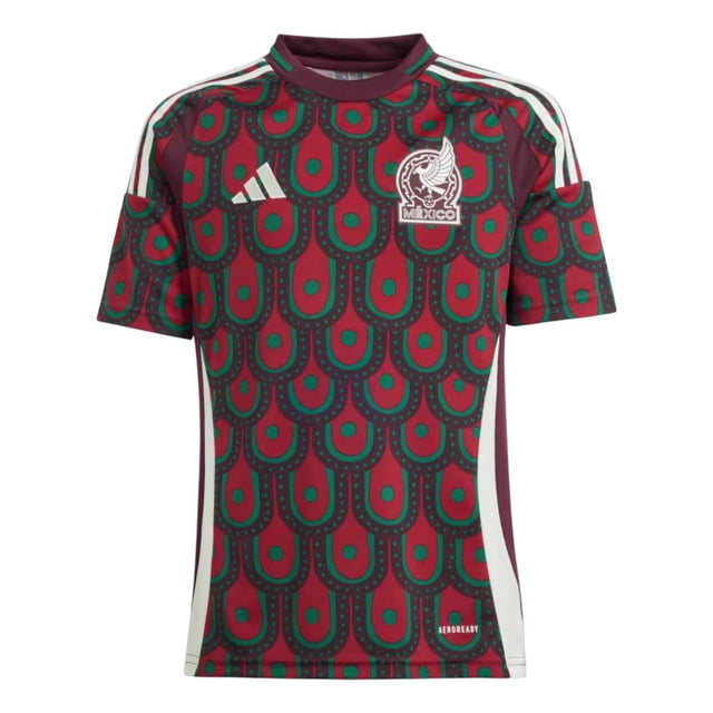 Playera adidas Niños Seleccion Nacional Mexico Jersey Local cafe XS