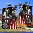 thumbnail image 3 of American Flag - My God. Jesus Christian. Let Your Faith Be Bigger Than Your Fear Flag, House Flag USA Flags Premium Polyester - Decorative Indoor Outdoor Flag, 3 of 10