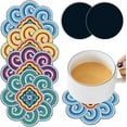 thumbnail image 2 of Posavasos, Posavasos De Pintura De Diamante, DIY Diamond Painting Posavasos para Bebidas Taza de Mesa para Adultos Niños Manualidades, 2 of 5
