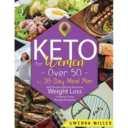Keto for Women Over 50 : The 28-Day Meal Plan With The Most Effective Recipes for Weight Loss in Women Going Through Menopause (Paperback)