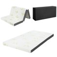 thumbnail image 1 of Costway 4'' Twin Size Tri-Folding Memory Foam Mattress W/ Carry Bag, 1 of 10