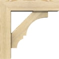 thumbnail image 3 of Ekena Millwork 6"W x 22"D x 22"H Balboa Block Rough Sawn Bracket w/ Offset Brace, Douglas Fir, 3 of 25