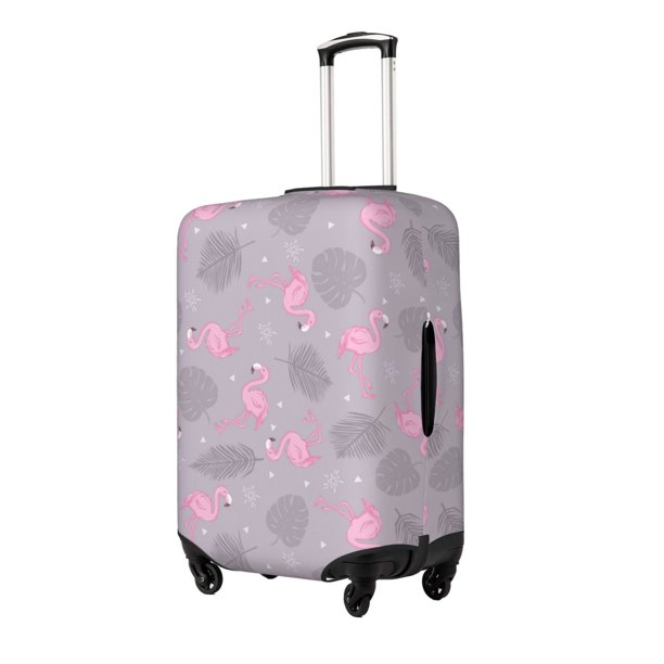 Balery Pink Flamingo Funda de equipaje, fundas para maletas, elástica, lavable, protector de maletas, compatible con maletas de 18 a 32 pulgadas-X-Large