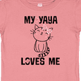 thumbnail image 4 of Inktastic My Yaya Loves Me Girls Gift Girls Baby T-Shirt, 4 of 5