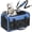Blue, variant on Cat Carrier, 17"x11"x11" Soft Cat Carriers for Small Cats and Dogs Up to 15 Lbs, Top Open Portable Pet Carrier with Anti-Scratch Mesh for Travel-Blue