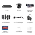 thumbnail image 2 of SANNCE 1080p 8-Channel CCTV Camera System 5-in-1 CCTV DVR Recorder with 4pcs Night Vision Waterproof Wired Surveillance Cameras, 2 of 5