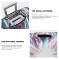 thumbnail image 3 of Fuzoiu Blue Swirl Fireworks Print Suitcase Cover,Washable Luggage Covers for Suitcase,Elastic Luggage Protector Cover,Scratch Resistant Travel Suitcase Covers-X-Large, 3 of 7