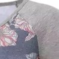 thumbnail image 5 of Heliisoer Hauts de Blouse Décontractée à Manches Longues Imprimés O-Col de Maternité, 5 of 5