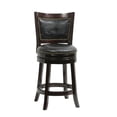 thumbnail image 2 of Home Square 24" Bristol Swivel Bar Stool in Cappuccino - Set of 2, 2 of 5